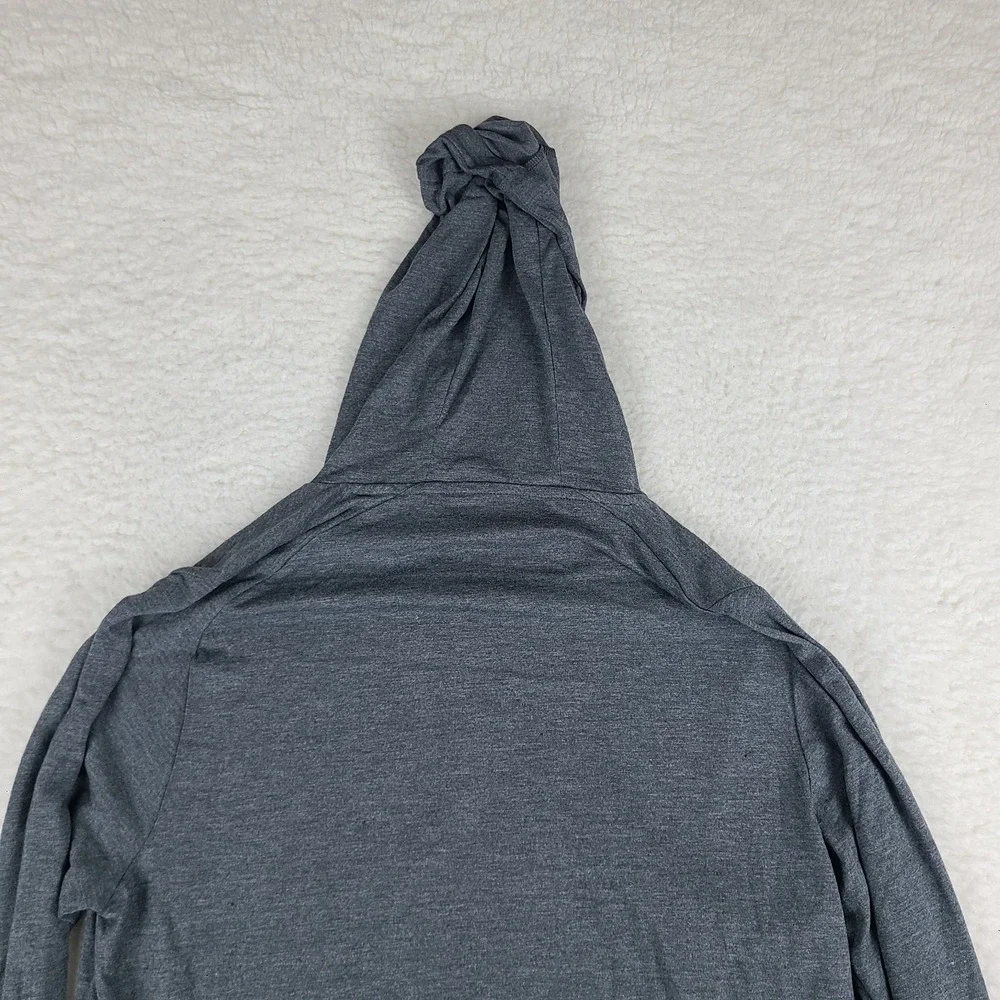 Adidas Hoodie Mens Medium Dark Gray Flee Lift‎ Climalite Sweater Activewear